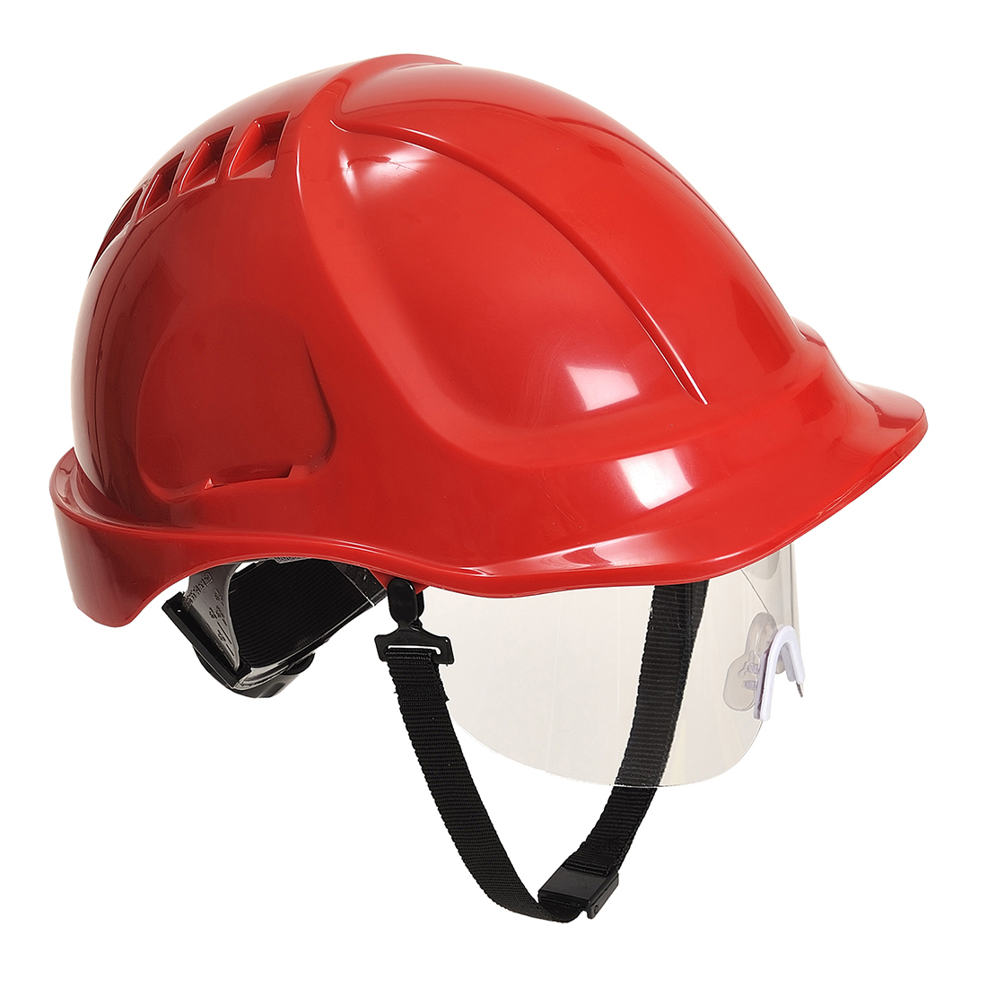 PW54 - Casca cu Visor Endurance Plus Rosu