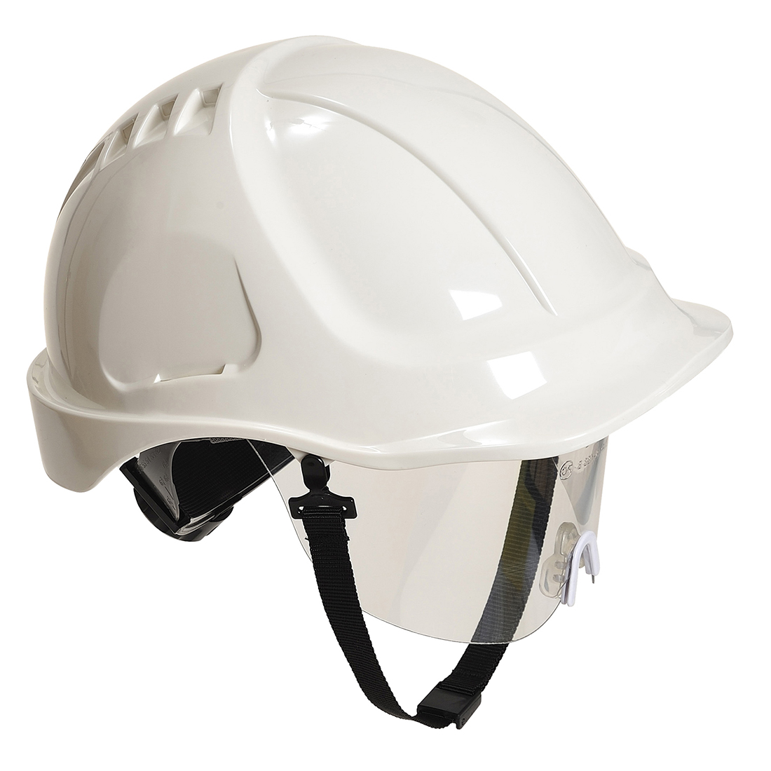 PW54 - Casca cu Visor Endurance Plus Alb