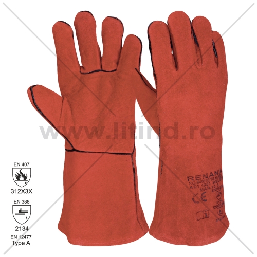 Manusa de protectie pentru sudura ignifugata WELDER 1801R Art. C308